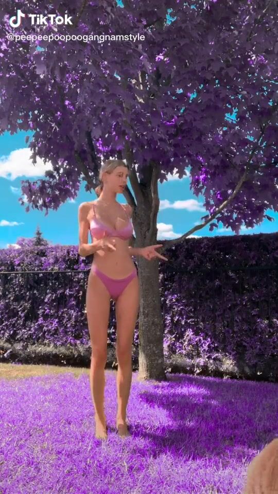 Ashley Matheson Smashedely Bikini Pink Bikini This Bish Smelt My