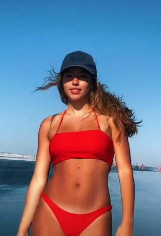 Arianna Somovilla (@arito__) #beach  #bikini  #red bikini 