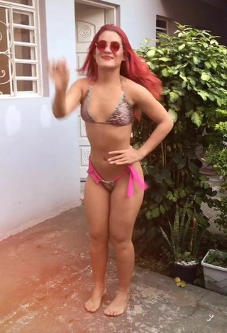 Mayca Delduque (@maycabrasil) #bikini  #leopard bikini  #booty shaking  «#fuego»