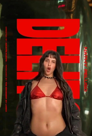 Nathy Peluso (@nathypeluso) #bikini top  #red bikini top  #booty shaking  «delito delito kiero verles...»