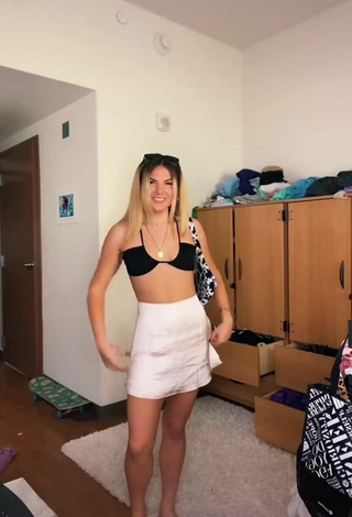 Bailey Spinnenweber (@baileyspinn) #bikini top  #black bikini top  #skirt  #white skirt  «amazon is the BEST place for...»