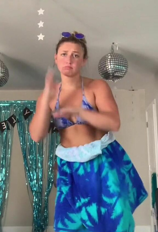 Gabby DePietro (@gibz_) #bikini top  #violet bikini top  #cleavage  #booty shaking  #bouncing boobs  «This is a bikini and I am 21....»