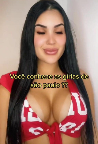 Alannis Proenca (@alannisproenca) #crop top  #cleavage  #tattooed body  #big boobs  #belly button piercing  «Você conhecia  #F #foryou #fory...»