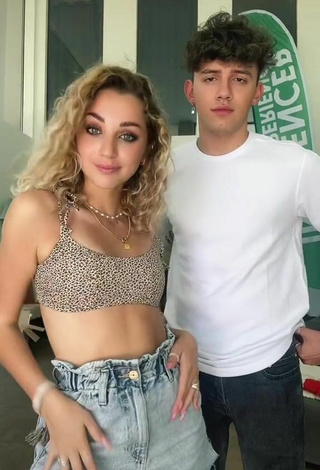 Carlotta Fiasella Garbarino (@carlottafiasella) #shorts  #jeans shorts  #bikini top  #leopard bikini top  #cleavage  «@ilikacruz   !!»