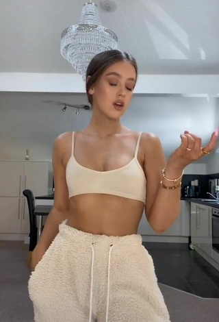 Chloe Rose (@chloeroseofcl) #crop top  #beige crop top  #pants  «Want to win a £250 to spend on...»