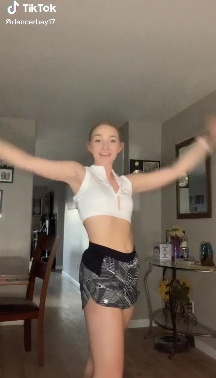 Bailey McManus (@baileymcmanus17) #crop top #white crop top #shorts «Just  messin around brooooo #fyp...» | yephot.com