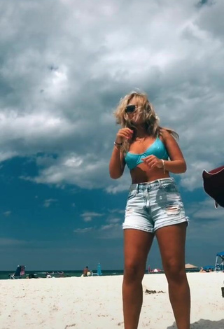 Emily Diane (@emilyxdianee) #beach  #bikini top  #shorts  «yes ma’am #fyp #foryoupage...»