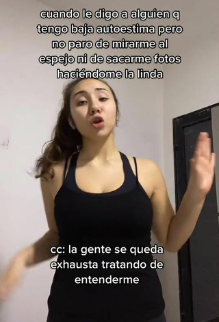 Valentina M (@valenmelga8) #cleavage  #top  #black top  «cause I feel like I’m the worst...»