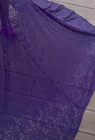 Cristina Pedroche (@cristipedroche) #cleavage  #dress  #purple dress  #see through dress  «A las 21h en Neox  Hoy la cosa...»