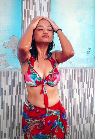 Samikshya Basnet (@samikshyabasnet) #cleavage  #crop top  #tattooed body  «Mein pani pani ♥️...»