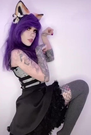 Holofox (@holofox) #cleavage  #dress  #tattooed body  #cosplay  «This song is beyond amazing, it...»