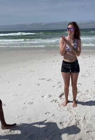 Team8x (@team8x) #beach  #bikini top  #shorts  #booty shaking  «at the beach with it !...»