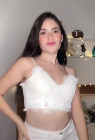 Vicky Roma (@vickyroma) #crop top  #white crop top  #lace crop top 