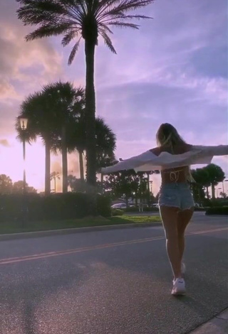 Ali Marie (@itsalimarie) #street  #bikini top  #white bikini top  #shorts  #jeans shorts  «life is YOURS. live it    #fyp...»