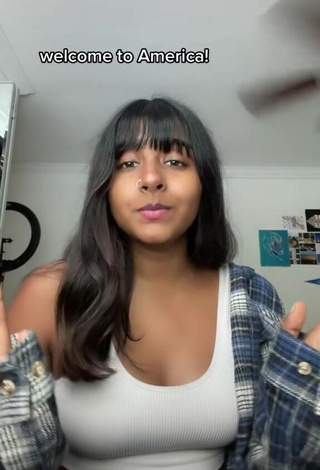 Kavya Borra (@kavyaborra) #crop top #white crop top #big boobs «decided to write my own version...»