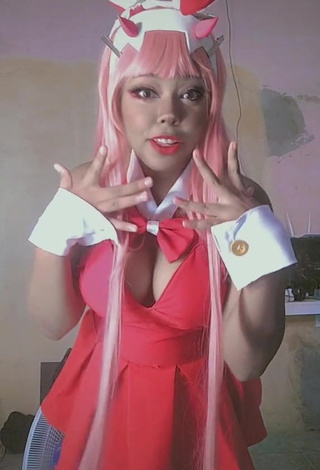 Dezza.cosplay (@dezza.cosplay) #cosplay  #cleavage  #big boobs  #dress  #pink dress  #booty shaking  #bouncing boobs  «#zerotwocosplay»