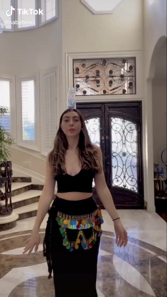 Saby Hesri (@sabyhesri) #crop top #black crop top #skirt... «so ur not