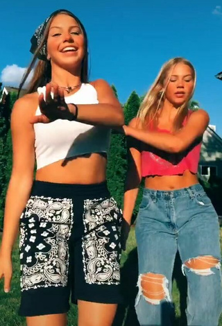 Alivia Pickl (@livpickl) #crop top  #pants  #shorts  «guys if tik tok gets banned i...»