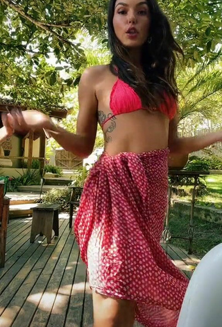 Isis Valverde (@isisvalverde) #bikini top  #pink bikini top  «#foru #tiktok #forupage #fyp...»