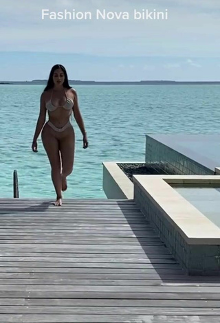 Jailyne Ojeda Ochoa (@jailyneojeda) #mini bikini  #beige mini bikini  #sea  «Maybe this is more PG? Lol...»