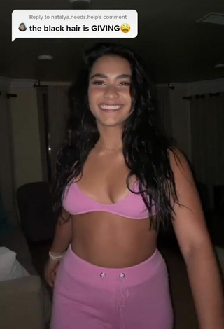 Sienna Mae Gomez (@siennamaegomezz) #bikini top  #pink bikini top  #butt  «Reply to @natalya.needs.help...»