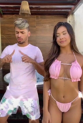 Ayarla Souza (@ayarla.souza) #cleavage  #bikini  #pink bikini  «Vem ni mim   #viral #foryou...»